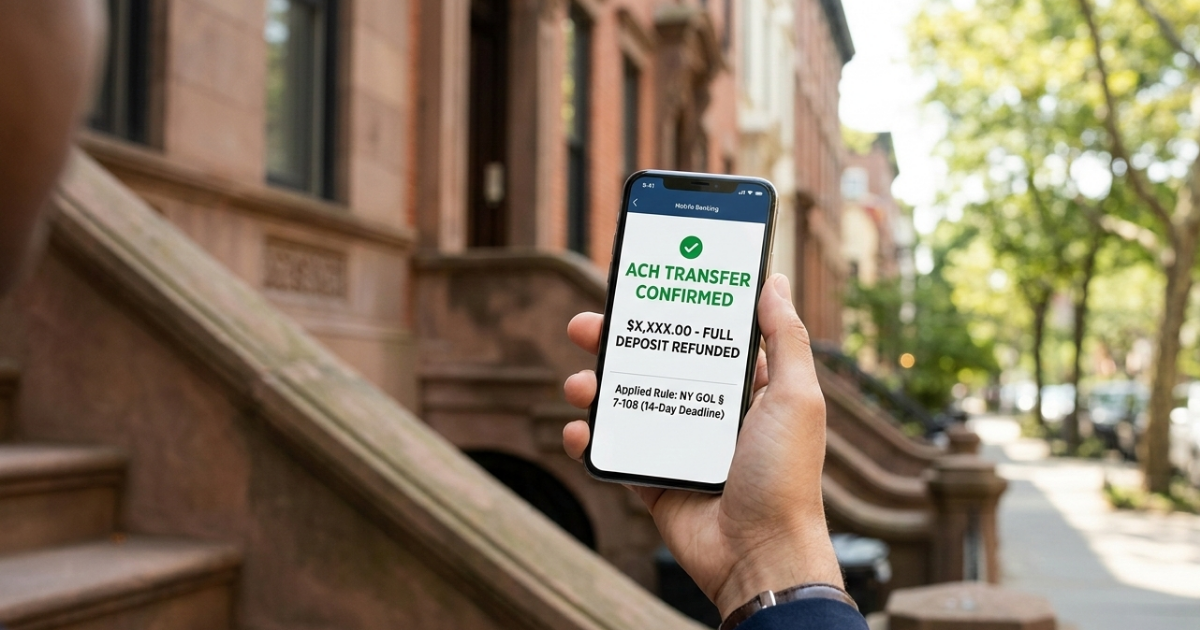 Hate Drama? Getting Your Deposit Back in NY Is Easier (and Quieter) Than You Think